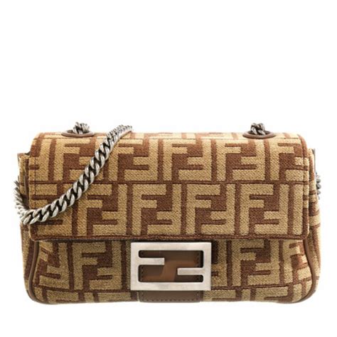 fendi ff baguette bag|Fendi baguette bag used.